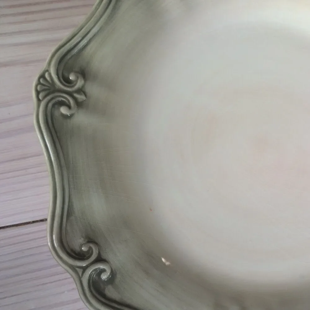 Lenox Dinner Plate Green Colore Verde VERDE 9” Italy